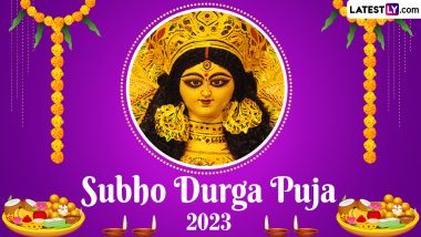 Subho Durga Puja Wishes 2023 Wishes & Greetings: WhatsApp Messages, SMS, Images and HD Wallpapers To Send to Friends and Family on Durgotsava