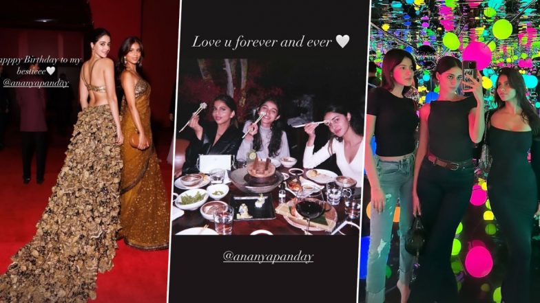 Ananya Panday Birthday: Suhana Khan Drops Stunning Pics To Wish Her ‘Bestie’ on Her Special Day!