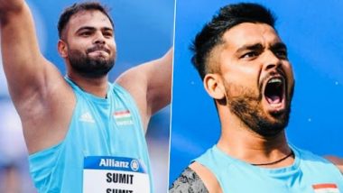 Sumit Antil Wins Gold Medal, Pushpendra Singh Settles for Bronze in Men's Javelin F64 Event at Asian Para Games 2023