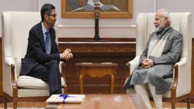 Sundar Pichai Thanks PM Narendra Modi for 'Terrific' Meeting on Google's Commitment to India