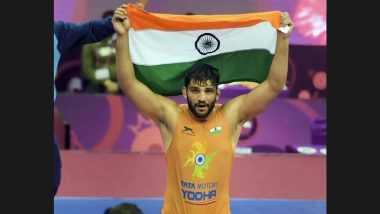 Sunil Kumar Wins Bronze, Beats Atabek Azisbekov As India Win First Medal in Wrestling at Asian Games 2023
