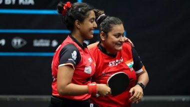 India vs North Korea, Asian Games 2023 Table Tennis Live Streaming Online: Know TV Channel & Telecast Details for Women's Doubles Semifinal Clash in Hangzhou