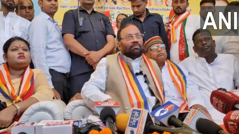 'India and Pakistan Were Divided Because of Hindu Mahasabha': SP Leader Swami Prasad Maurya Courts Controversy, Says 'People Talking of Hindu Rashtra Are Enemies of the Nation' (Watch Video)