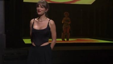 Taylor Swift Makes Surprise Appearance on SNL, Video of the Singer Introducing Rapper Ice Spice on the Show Goes Viral – WATCH