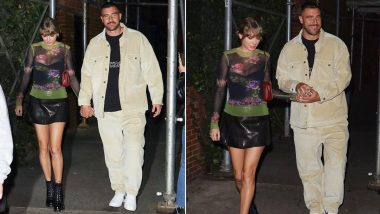 New Pics of Taylor Swift and Travis Kelce Surface Online! Rumoured Couple Spotted Holding Hands During Dinner Outing in NYC
