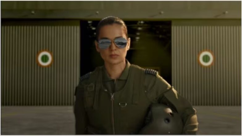 Tejas Teaser Out! Kangana Ranaut's Patriotic Drama to Release in Theatres on October 27 (Watch Video)