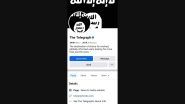 Telegraph Facebook Page Hacked! Hackers Change Profile Pic to ISIS Flag, Share Child Pornography on Indian Newspaper's FB Account