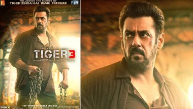 Tiger 3: Salman Khan as Hero Looks Fierce and Powerful in New Poster From YRF's Next (View Pic)