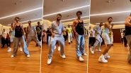 Shahid Kapoor Grooves to &lsquo;Mauja Hi Mauja&rsquo; With Tiger Shroff and Varun Dhawan Ahead of Doha Event - WATCH