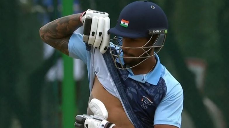 Tilak Varma Dedicates Half-Century in IND vs BAN Asian Games 2023 Semifinal Match to His Mother and Rohit Sharma’s Daughter Samaira (Watch Video)