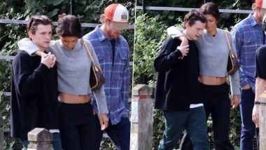 Lovebirds Tom Holland and Zendaya Display PDA As They Walk Through Park in London (View Viral Pics)