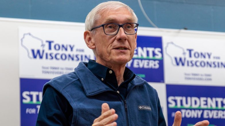 US Shocker: Man With Handgun Seeks To Meet Wisconsin Governor Tony Evers in Capitol, Arrested; Returns With Assault Rifle After Posting Bail