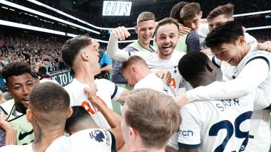 Premier League 2023–24: Manchester City’s Unbeaten Streak Ends With Shocking 2–1 Defeat to Wolves, Tottenham Hotspur Close In on Top Spot With Dramatic Victory Over Liverpool