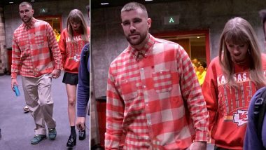 Taylor Swift and Travis Kelce Display Affectionate PDA, Leave Hand in Hand After Chiefs-Chargers Game (View Pic)