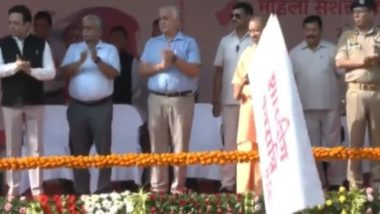 Navratri 2023: Uttar Pradesh CM Yogi Adityanath Inaugurates the Fourth Phase of Mission Shakti Ahead of Shardiya Navratri (Watch Video)