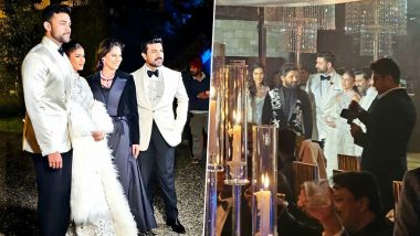 Varun Tej and Lavanya Tripathi Wedding: Ram Charan, Allu Arjun and Other Family Members Attend the Couple’s Lavish Cocktail Party (View Viral Pics)