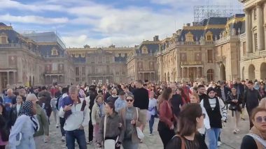 France Bomb Alerts: Louvre Museum and Versailles Palace Evacuated After Bomb Threats (Watch Videos)
