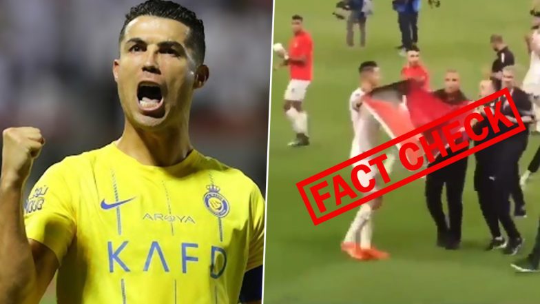 Fact Check: Did Cristiano Ronaldo Wave Palestine Flag Amid Ongoing War ...