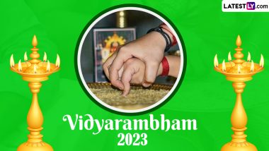 Vidyarambham 2023 Date & Shubh Muhurat: Know Timings, Puja Rituals, and Significance of the Auspicious Ceremony Dedicated to Goddess Saraswati