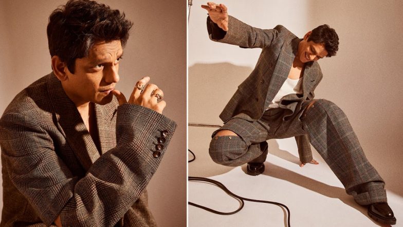 Vijay Varma Rocks Grey Oversized Blazer With Ripped Pants For Elle Beauty Awards 2023 (View Pics)