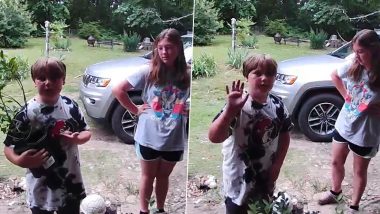 Kids Get a Replacement Blueberry Plant For Neighbour After Their Father Accidently Mows it From Her Garden, Video of the Kind Gesture Goes Viral