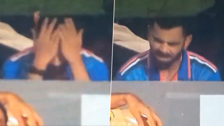 Virat Kohli's Reactions of Frustration After Missing Out On Century During IND vs AUS ICC Cricket World Cup 2023 Match Goes Viral!