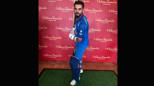 Virat Kohli's Wax Figure Unveiled at Madame Tussauds Museum in Singapore