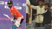 Fans at MCA Stadium &lsquo;Put To Test&rsquo; As Virat Kohli, KL Rahul and Other Team India Cricketers Hit Big Shots in Training Ahead of IND vs BAN CWC 2023 Match (Watch Video)