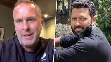 'Hope You're Ok' Wasim Jaffer Takes Funny Jibe at Michael Vaughan With Video Featuring Hasbulla After Afghanistan Beat England in CWC 2023 Clash