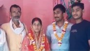 Indian Army Jawan Takes Kanpur Dehat Police Help To Marry Woman of His Choice Inside Police Station (Watch Video)
