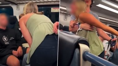 American Woman Berates Group of German Tourists on a New York City Bound Train, Video of the Verbal Altercation Surface Online (Watch)