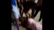 Uttar Pradesh Minister Rakesh Rathore's Sons Beat Two Women and Tear Their Clothes in Sitapur; Probe Ordered After Video Goes Viral