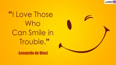 World Smile Day 2023 Quotes & HD Images: WhatsApp Messages, Wallpapers, Wishes and Greetings To Share and Bring a Smile on Your Loved One's Face