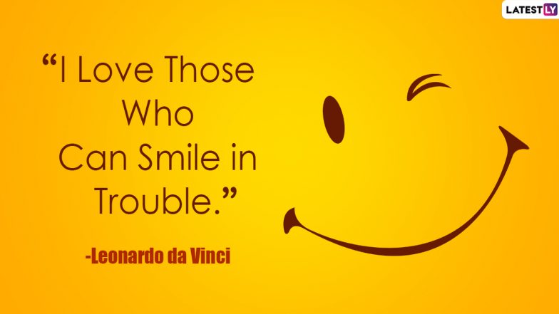 World Smile Day 2023 Quotes & HD Images: WhatsApp Messages, Wallpapers, Wishes and Greetings To Share and Bring a Smile on Your Loved One's Face