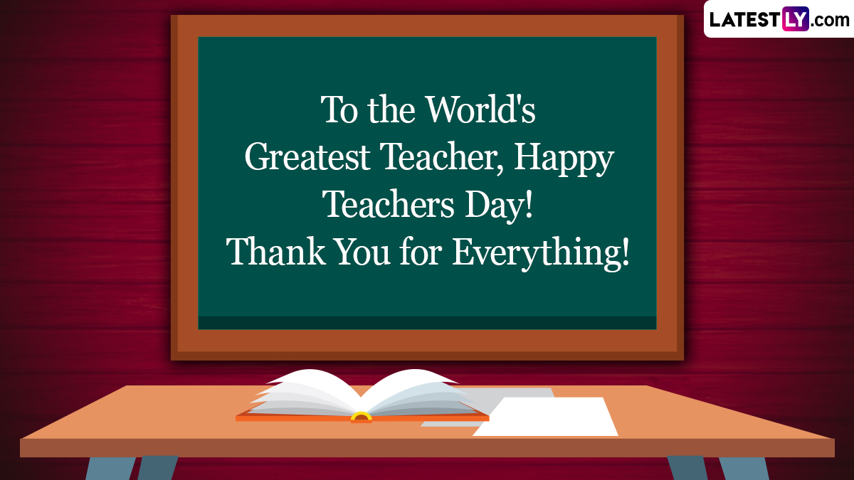 Happy World Teachers' Day 2023 Greetings and Quotes: WhatsApp Messages ...