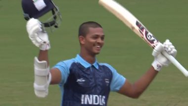 Asian Games 2023: Yashavi Jaiswal’s Blistering Century Helps India Qualify for Semifinal in Men’s T20I Cricket Tournament, Beats Nepal by 23 Runs