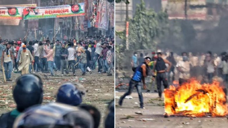 Bangladesh Political Violence: Three Killed After Clash Between Supporters of BNP and Ruling Awami League During Nationwide Strike; Main Opposition Leader Mirza Fakhrul Islam Alamgir Arrested