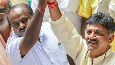 Karnataka: Turf War Breaks Out Between Congress Chief DK Shivakumar and JDS Leader HD Kumaraswamy Over Ramanagara District