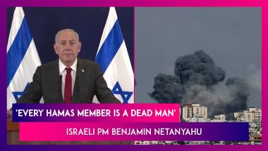 Israel-Palestine War: ‘Every Hamas Member Is A Dead Man,’ Says Israeli PM Benjamin Netanyahu As He Announces Formation Of Government Of Emergency