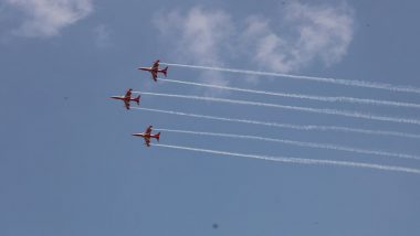 Dussehra 2023: Karnataka’s Mysuru Witnesses Dazzling Air Show by Indian Air Force (See Pics and Video)