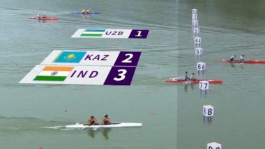 India Wins Bronze Medal in Men's Canoe Double 1000m Event at Asian Games 2023
