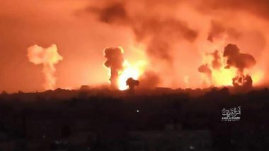 Israel-Hamas War: Heavy Exchange of Fire Between Israeli Army and Palestinian Militants on Gaza Border as IDF Announces Expanded Ground Assault (Watch Videos)