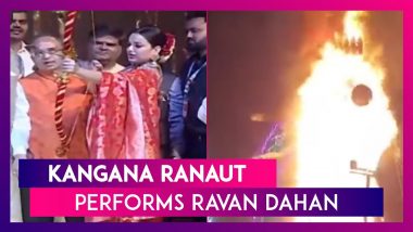 Dussehra 2023: Kangana Ranaut Becomes First Woman To Perform Ravan Dahan At Delhi’s Lav Kush Ramleela