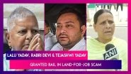Land-For-Job Scam: Delhi Court Grants Bail To RJD Chief & Former Bihar CM Lalu Yadav, Rabri Devi & Tejashwi Yadav
