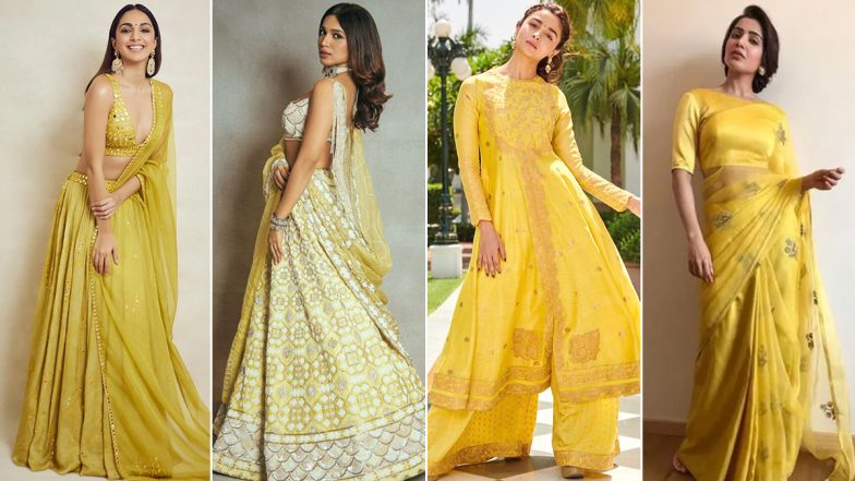 Navratri 2023 Day 5 Colour Yellow: Kiara Advani and Alia Bhatt's ...