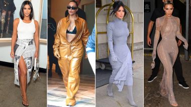 Kim Kardashian shows off 'nonexistent' waist in Mugler corset