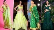 Navratri 2023 Day 6 Colour Green: Deepika Padukone, Ananya Panday Teach You How To Wear This Colour in Style