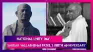National Unity Day 2023: Know Some Key Facts About Sardar Vallabhbhai Patel, The &lsquo;Iron Man Of India&rsquo; On His Birth Anniversary