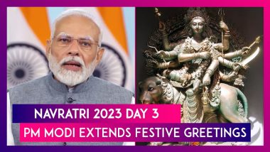 Navaratri 2023: PM Narendra Modi Extends Festive Greetings For Chandraghanta Puja On Day 3 Of The Festival