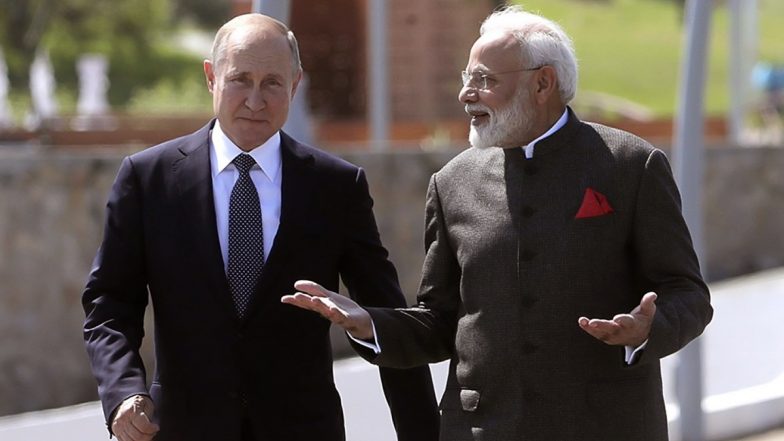 Will Be Glad To See Our Friend in Russia: Vladimir Putin Invites PM Narendra Modi To Visit Kremlin